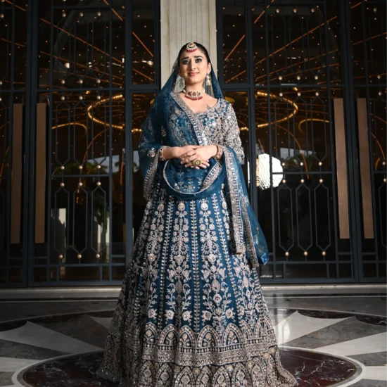 The Blue Sapphire Lehenga