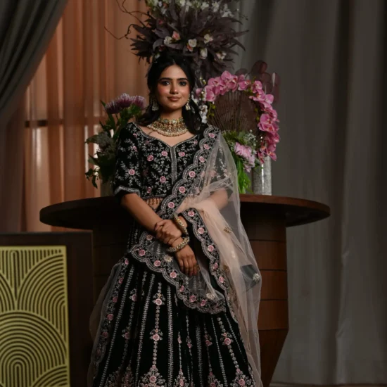 The Green Royal Lehenga